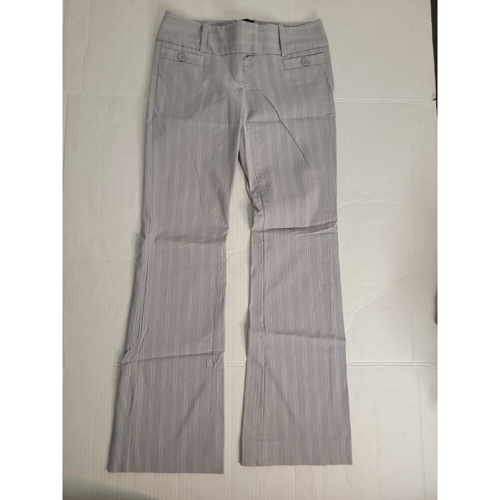 The Limited Trouser Pants Low Rise Pinstripe Flare 2x32 Office Siren Academia - Picture 3 of 8